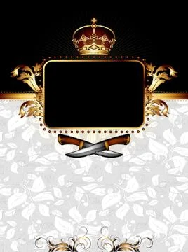 Ornate frame Illustrazione stock