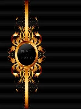 Ornate frame Stock Illustration