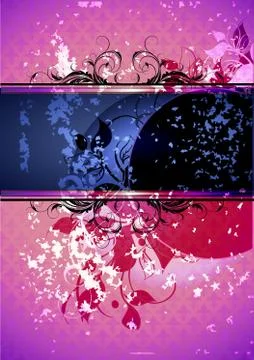 Ornate frame Stock Illustration