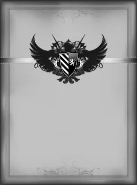 Ornate frame Illustrazione stock