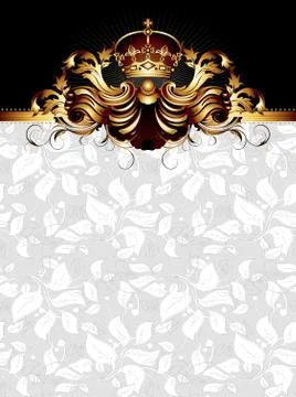 Ornate frame Stock Illustration