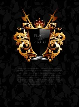 Ornate frame Stock Illustration