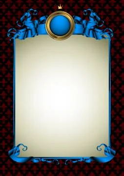 Ornate frame Stock Illustration