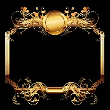 Ornate frame Illustrazione stock