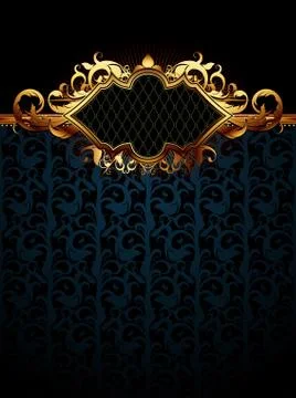 Ornate frame Illustrazione stock