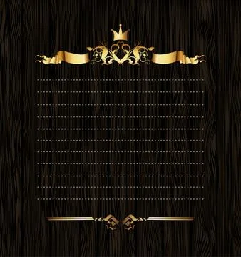 Ornate frame Stock Illustration