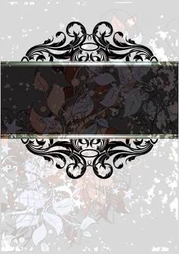 Ornate frame Stock Illustration