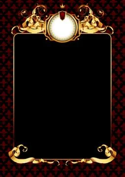 Ornate frame Stock Illustration