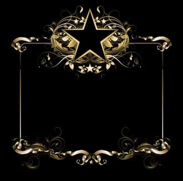 Ornate frame Stock Illustration