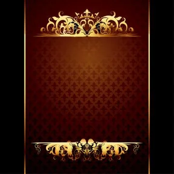 Ornate frame Illustrazione stock