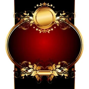 Ornate frame Stock Illustration