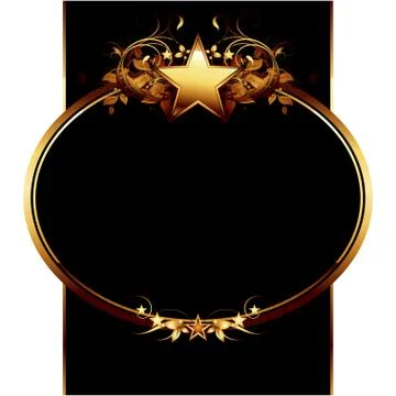 Ornate frame Illustrazione stock