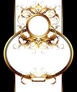Ornate frame Stock Illustration