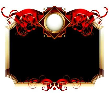 Ornate frame Illustrazione stock