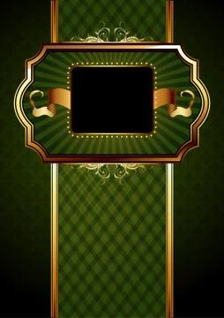 Ornate frame Illustrazione stock