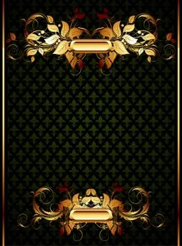 Ornate frame Stock Illustration