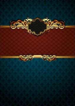 Ornate frame Stock Illustration