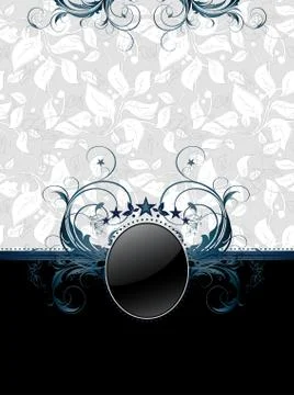 Ornate frame Illustrazione stock