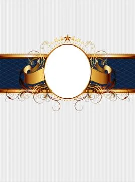 Ornate frame Illustrazione stock