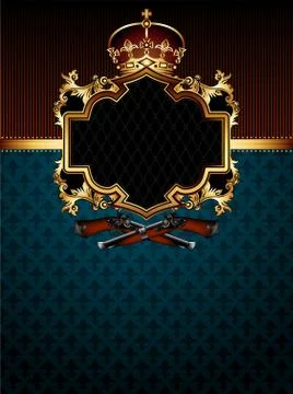 Ornate frame Stock Illustration