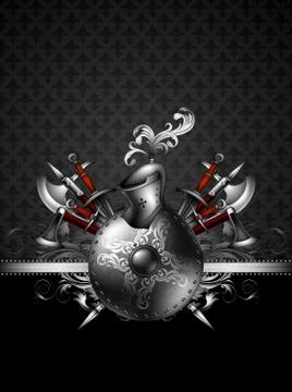 Ornate frame Stock Illustration