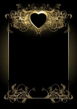 Ornate frame Stock Illustration