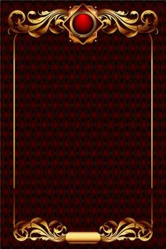 Ornate frame Stock Illustration