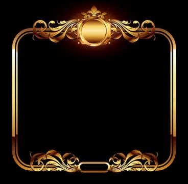 Ornate frame Stock Illustration