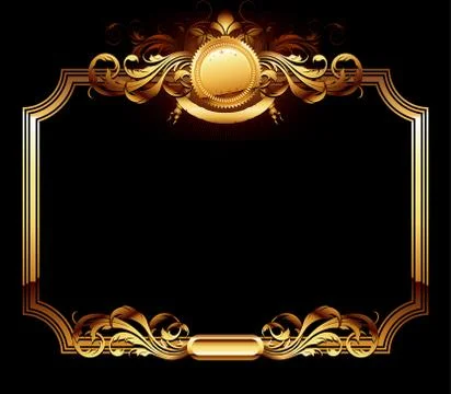 Ornate frame Stock Illustration