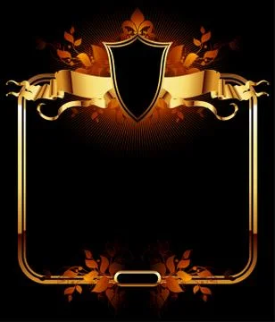 Ornate frame Stock Illustration