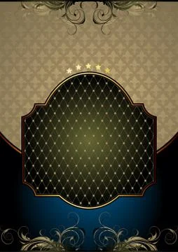 Ornate frame Illustrazione stock