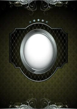 Ornate frame Stock Illustration