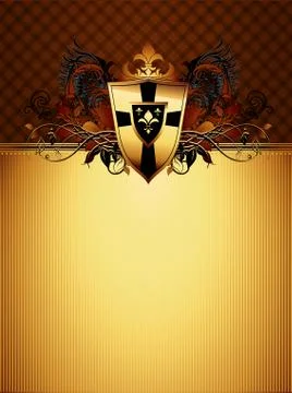 Ornate frame Illustrazione stock