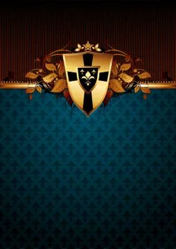 Ornate frame Stock Illustration