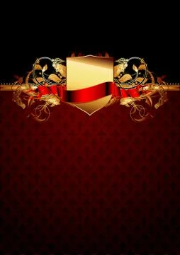 Ornate frame Illustrazione stock