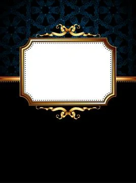 Ornate frame Stock Illustration