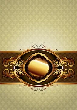 Ornate frame Illustrazione stock