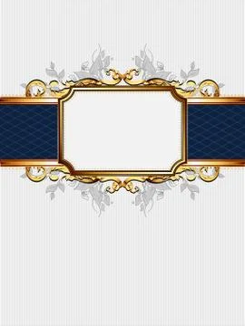 Ornate frame Stock Illustration