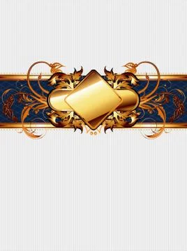 Ornate frame Stock Illustration