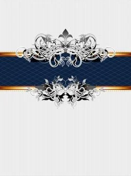 Ornate frame Stock Illustration