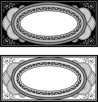 Ornate Frames Stock Illustration