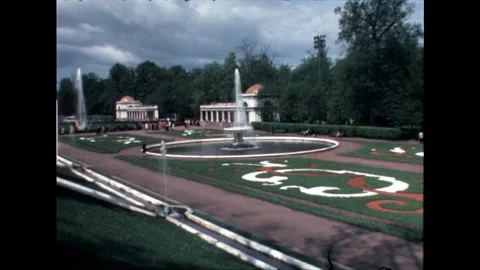 Ornate Garden Design Stock Footage 278350564