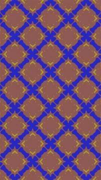 Ornate geometric pattern and abstract colored background Stock Illustration