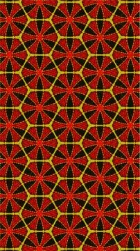 Ornate geometric pattern and abstract colored background Stock Illustration