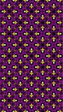 Ornate geometric pattern and abstract colored background Stock Illustration