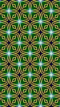 Ornate geometric pattern and abstract colored background Illustrazione stock