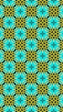 Ornate geometric pattern and abstract colored background Stock Illustration