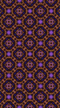 Ornate geometric pattern and abstract colored background Stock-Illustration