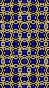 Ornate geometric pattern and abstract colored background Stock Illustration