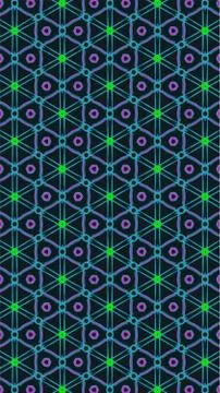 Ornate geometric pattern and abstract colored background Stock Illustration